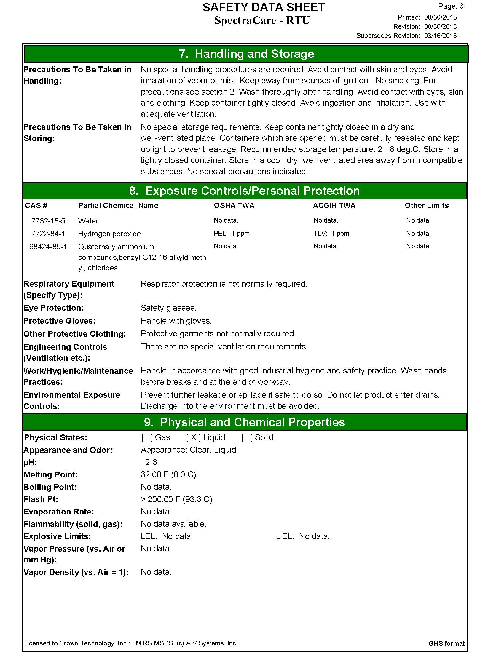 SpectraCare RTU_SDS-Full_Page_3